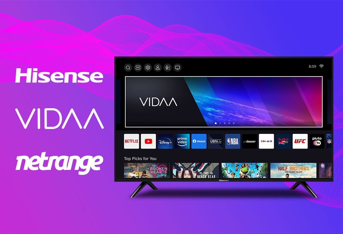  Hisense selects NetRange as content partner for new VIDAA OS powered TVs